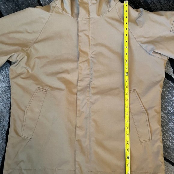 Uniqlo X JW Anderson Khaki 3 in 1 Parka Sherpa Jacket - Picture 8 of 8